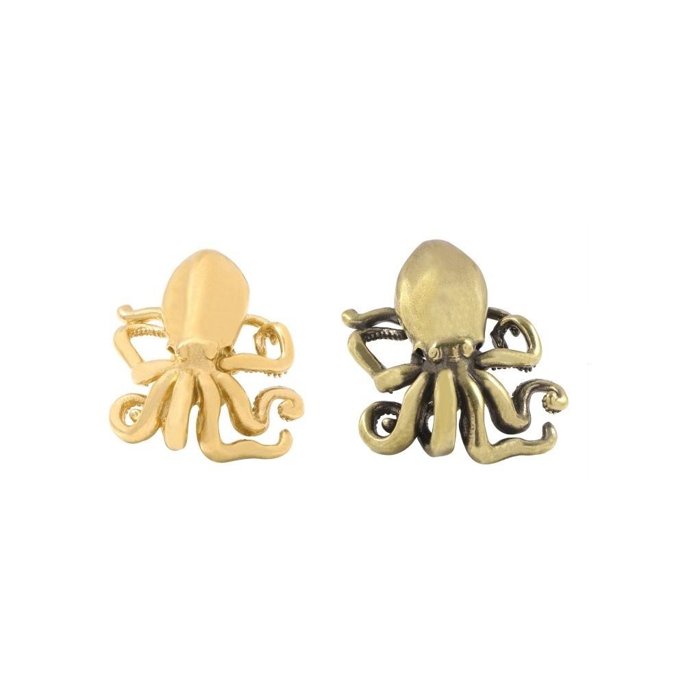 Vintage Cabinet Door Knobs Furniture Hardware Wardrobe Drawer Pulls Octopus Brass Handle Dresser