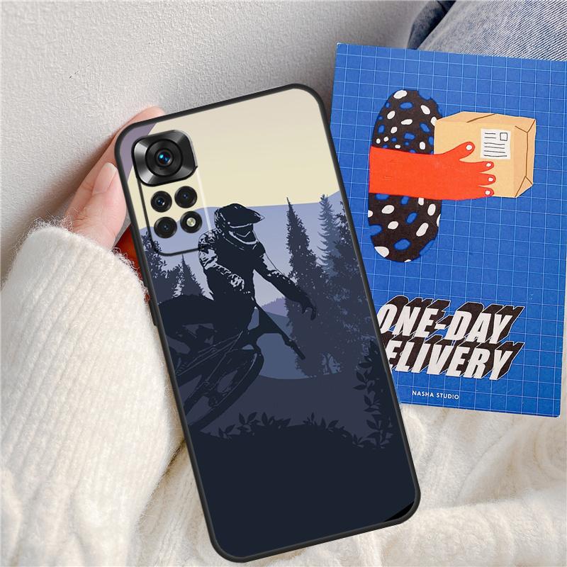 Велоспорт Велосипед Искусство Чехол For Xiaomi Redmi Note 13 Pro 14 9 10 11 12 9S 10S 11S 12S Redmi 13C 10C 12C 14C