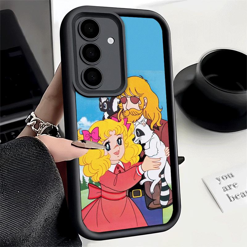 Phone Case for Samsung Galaxy A17 A16 A15 A14 A13 Candy 90s Cartoon A56 A36 A26 A55 A35 A25 A54 A34 A24 A53 A33 A23 A07 A06
