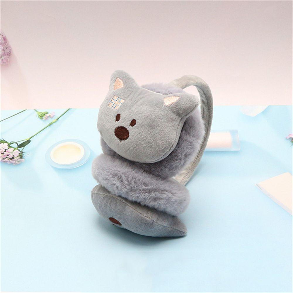 Чехол для ушей, защита от холода для маленьких детей, защита ушей, зимние плюшевые наушники, теплые наушники