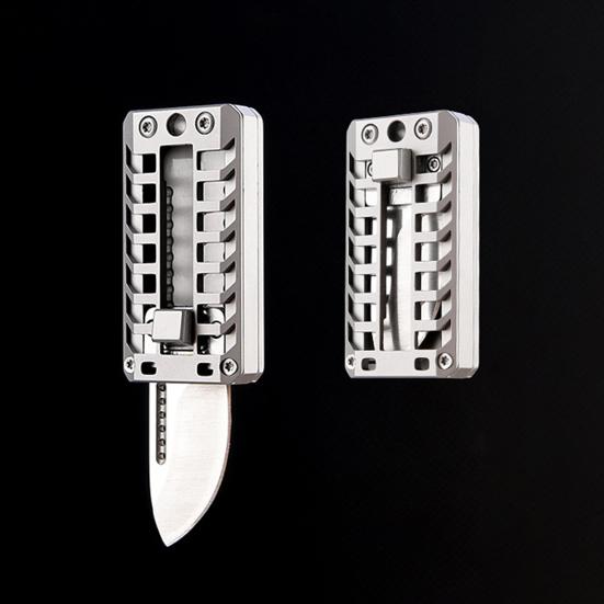 Slider Cutter Fidget Toy Нержавеющая сталь Острое лезвие Механическое снятие стресса Портативный для улицы