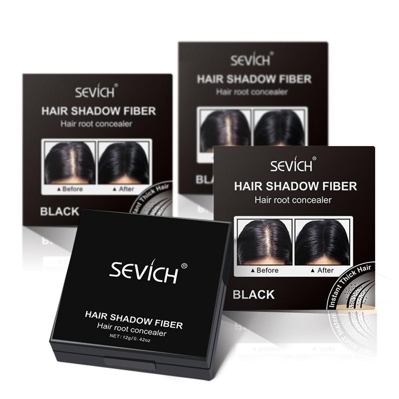 Темный порошок для маскировки отросших волос. 12 г