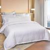 Hotel-Quality 60S Cotton Sateen Stripe Jacquard Bedding Set - 4 Pieces