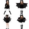 Girls Bat Cosplay Costume With Spandex Blend For Halloween Kids Party Or Stage Shows