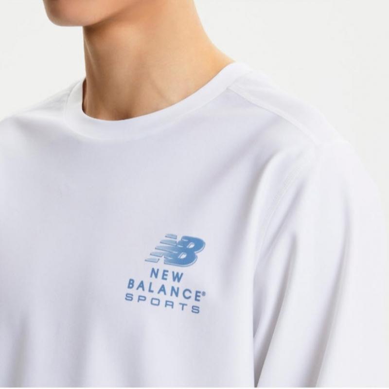 New Balance Футболка с длинным рукавом Kqj Nbnde22613 10 обычных базовых стойок для рашгарда с длинным рукавом