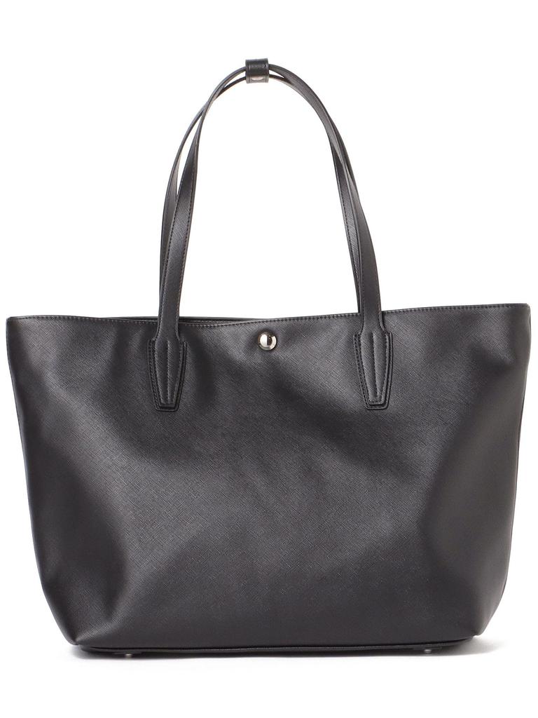 Сумка-тоут из искусственной кожи Campus Bag, ЧЕРНАЯ БЕСПЛАТНО [Beams Heart] Мужская