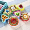 1 Set Cookies Cutter Slicer Frame Cake DIY Mold Heart Shape Decor Edge Cutter
