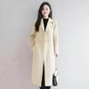 Women's Korean-Style Woolen Outer Wear Coat Autumn Spring Mid-Length Plus-Size Loose Woolen Coat