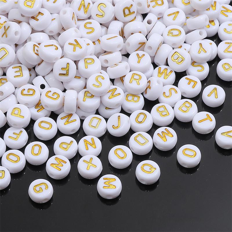 50 шт. 4x7 мм акриловые плоские бусины с буквами для серьг, браслета, ожерелья, ручная работа, аксессуары для изготовления ювелирных изделий своими руками