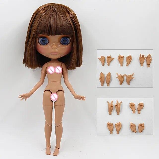 Кукла ICY DBS Blyth 1/6 BJD Joint Body, белая кожа, коричневая кожа, темная кожа, матовое лицо, телесная кукла, 30 см, аниме-игрушка для девочек, подарок
