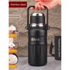 Large-Capacity Thermos Cup for Middle and High School Students, Boys' 316 Stainless Steel Portable Sports Straw Water Bottle, Kidsren's Anti-Fall