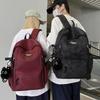 Школьная сумка1011 Корейская версия ins однотонный студенческий стиль повседневный и универсальный школьная сумка для средней школы студенческая сумка большого объема