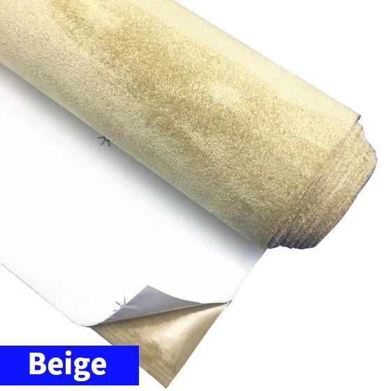 Высококачественная бархатная замшевая ткань, автомобильная бархатная замшевая обертка, самодельная мягкая шкатулка для украшений, виниловые бархатные самоклеящиеся наклейки