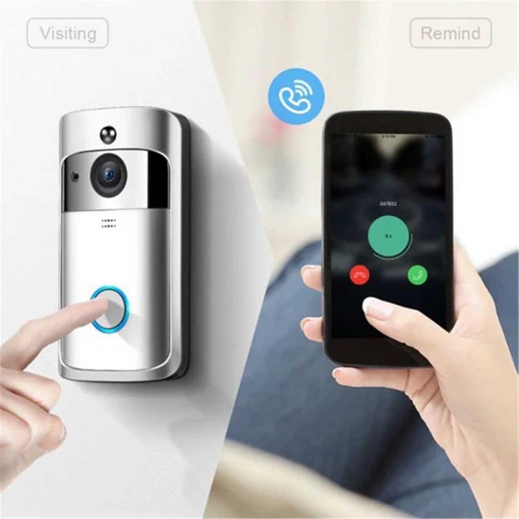 Звонок и видеодомофон с камерой Беспроводной Wi-Fi телефон безопасности Bell 720PHD