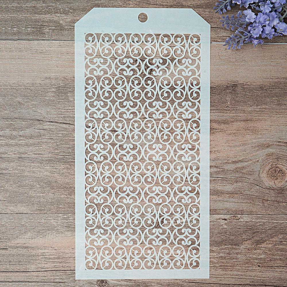 12*24 см DIY ремесло бесшовный трафарет для рисования штамповки для скрапбукинга штампы альбом декоративное тиснение бумажные карты