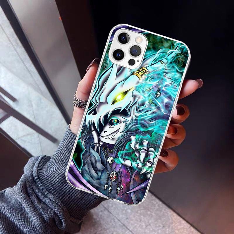 Чехол для телефона Undertale Папирус Санс Догго Для iPhone 17 Air 16 15 Pro Max 14 Plus 13 Mini 12 11 Чехол 7 8 SE Силиконовый корпус Печать