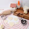 6 шт. DIY Сердце Любовь нержавеющая сталь форма для печенья форма для печенья помадка кондитерские изделия украшение торта инструмент для выпечки