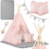 NK-406 Nukido Children's Teepee Tent - Light Pink