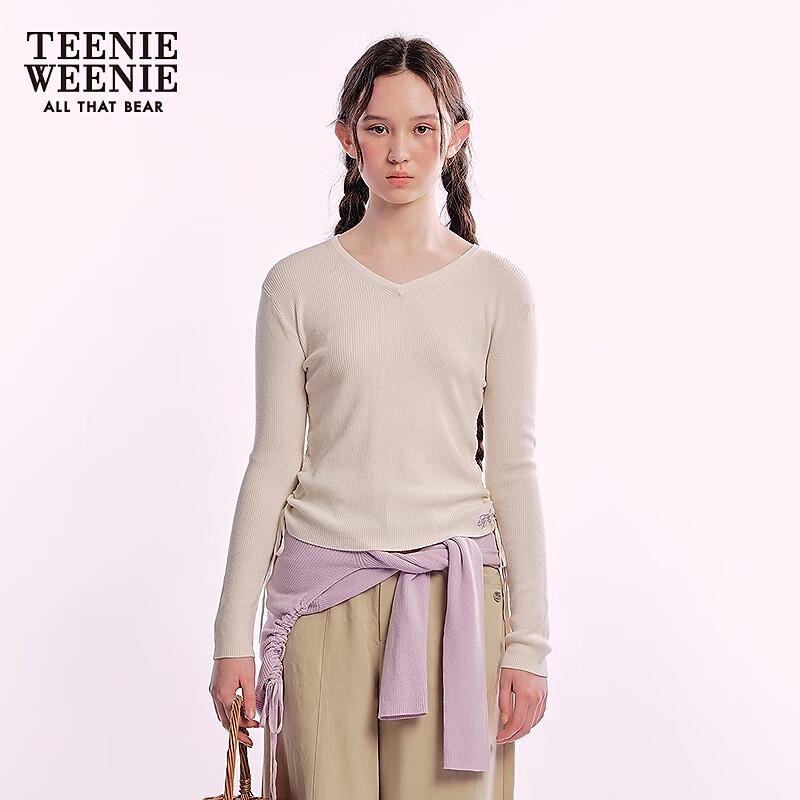 Топ женский Teenie Weenie с V-образным вырезом и сборками