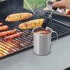 Rust-proof Grilling Basting Pot Stainless Steel Barbecue Oil Can Practical Sauce Basting Pot  Jam