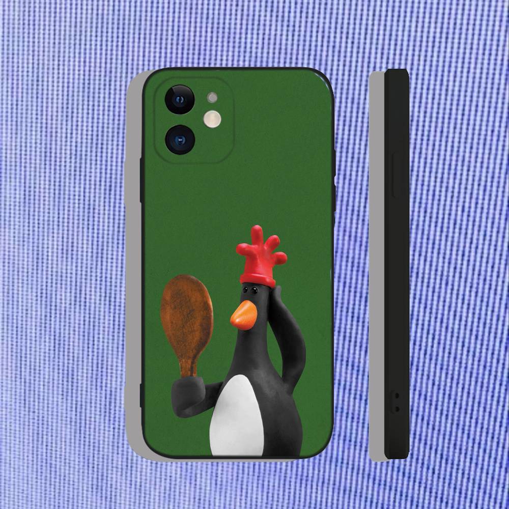 W-WallaceS And Gromit Penguin For iPhone 17,16,15,14,13,12,11,X,XR,Air,Pro,Max,Plus Dustproof Soft Case