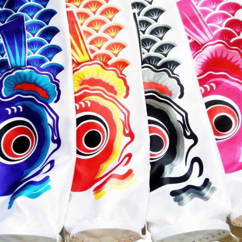 Japanese Carp Windsocks Streamers Fish Flag Kites Cartoon Fish Colorful Windsocks Carp Wind Sock Flag Koinobori Gift