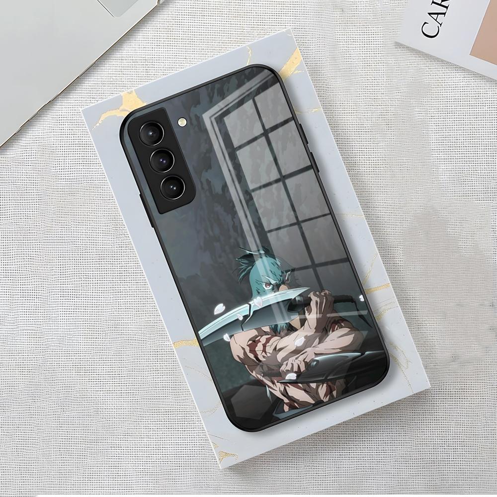 Чехол для телефона Anime S-Shangri La Frontier для Samsung A56 A36 A26 A16 A15 A25 A35 A55 A14 A34 A24 A54 Стеклянный чехол