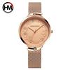 Women's Watch Luxury Fashion Rhinestone Embossed Rose Gold Mesh Belt Japanese Movement Waterproof Quartz Watch