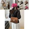 Fashionable Pu Leather Shoulder Bag For Women Classic Square Crossbody Handbag