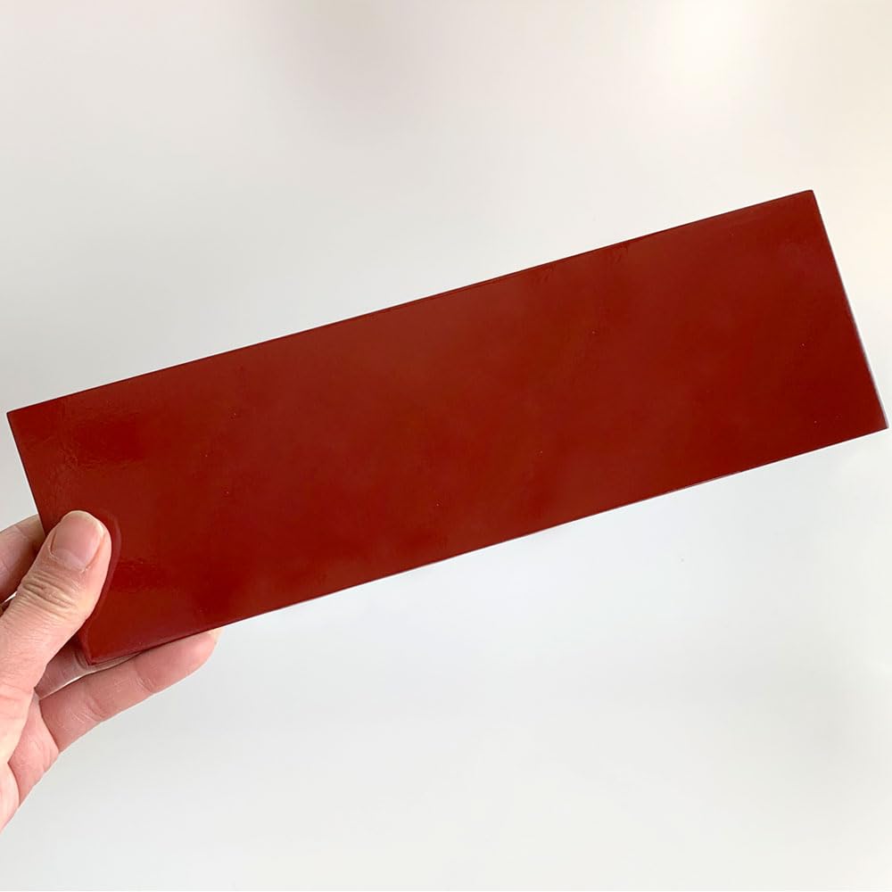 Магазин лаковых изделий Ямага Деревянная полоска с цветами Двойная Сделано в Сделано в Цветок Японский пол Японский киноварный Стойка, Доска, Черный, Красный, Двусторонняя,