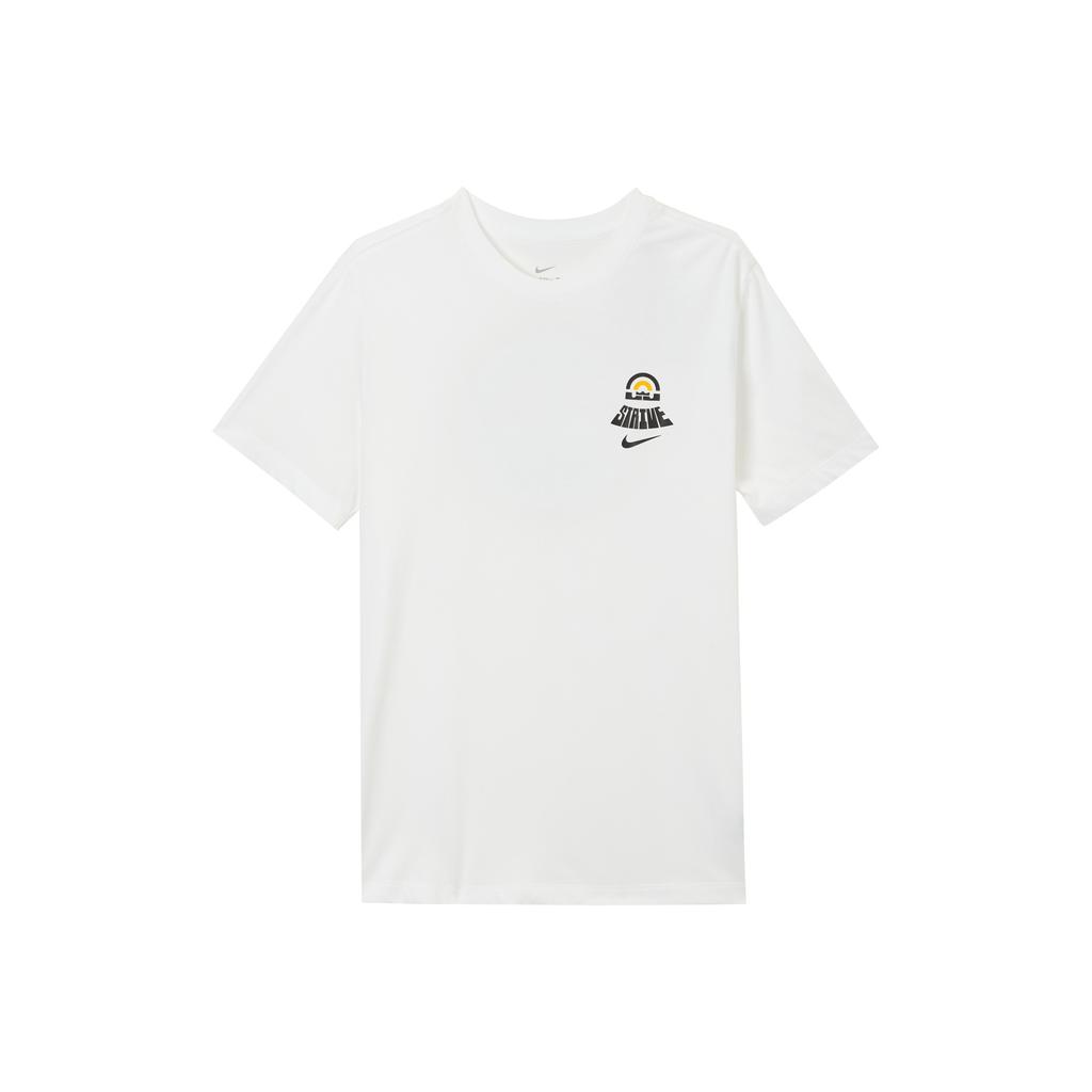 Nike Lebron Dri-Fit с животным принтом сзади, футболка с круглым вырезом, мужские топы, белые DR7648-100