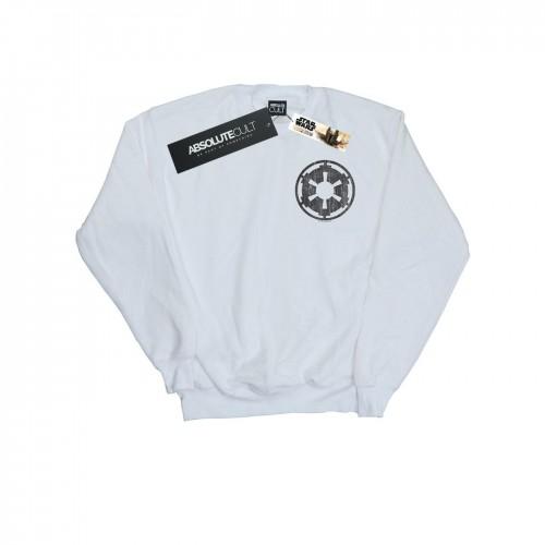 Star Wars Womens/Ladies The Mandalorian Galactic Empire Insignia Breast Print Sweatshirt