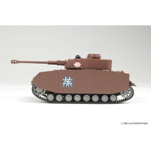 PLATZ Girls & Panzer 1/64 RC Battle Tank Series Panzer IV Ausf.H (Ausf.D Modified) Anglerfish Team Electric Radio Control GPRC-1