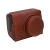 Camera Case for PowerShot V1 PU Leather Protective Cover with Detachable Adjustable Shoulder Strap