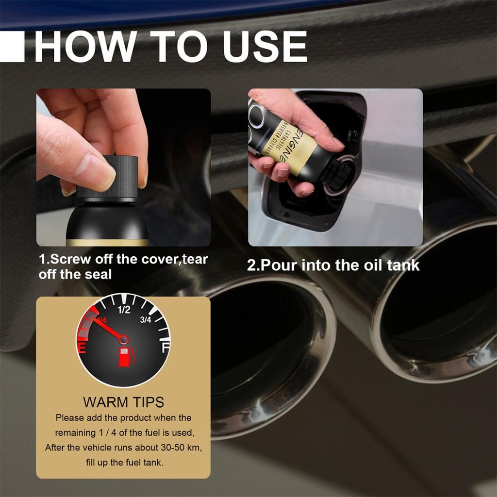 PDTO Очиститель каталитического нейтрализатора двигателя автомобиля Многоцелевой чистящий агент 30 мл