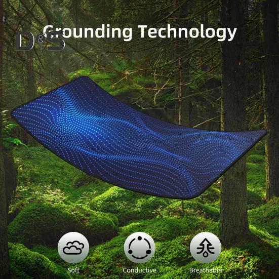 Заземляющая простыня для кровати Заземляющий коврик со шнуром Заземляющая терапевтическая подкладка на кровать для облегчения боли, воспаления, улучшения сна и здоровья
