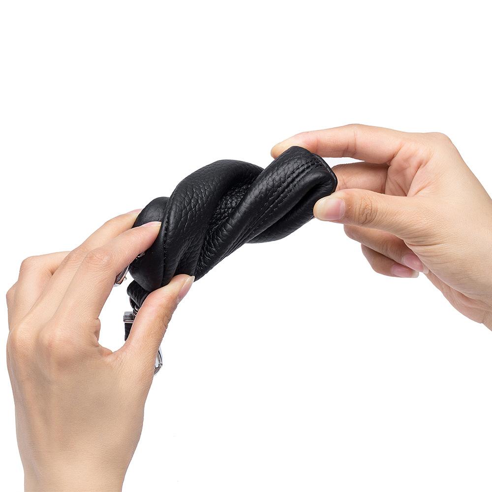 Pillow Key Bag Multifunctional Women's Zipper Soft Leather, Practical and Creative Lipstick Change Coin Bag Key Bag Men