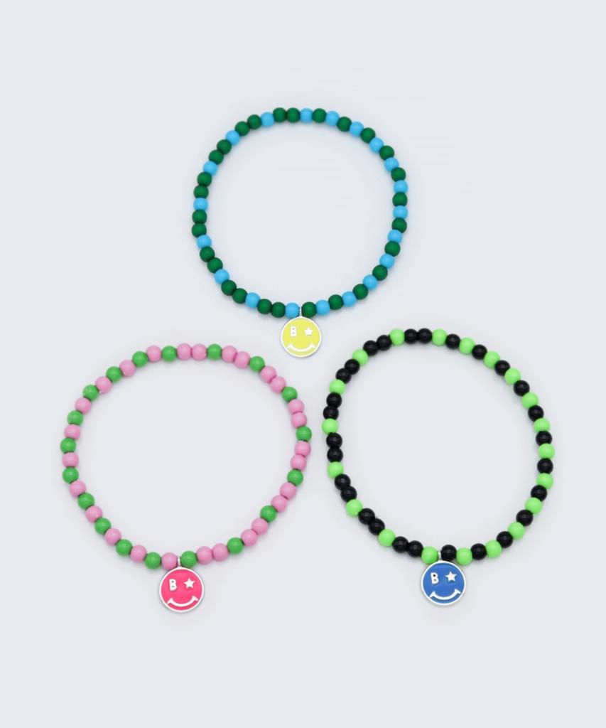 Браслет Bonbeau Coloring Smile Charm с акриловыми шариками