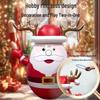 Waterproof Christmas PVC Inflatable Santa Claus Tumbler Ring Toss Toy