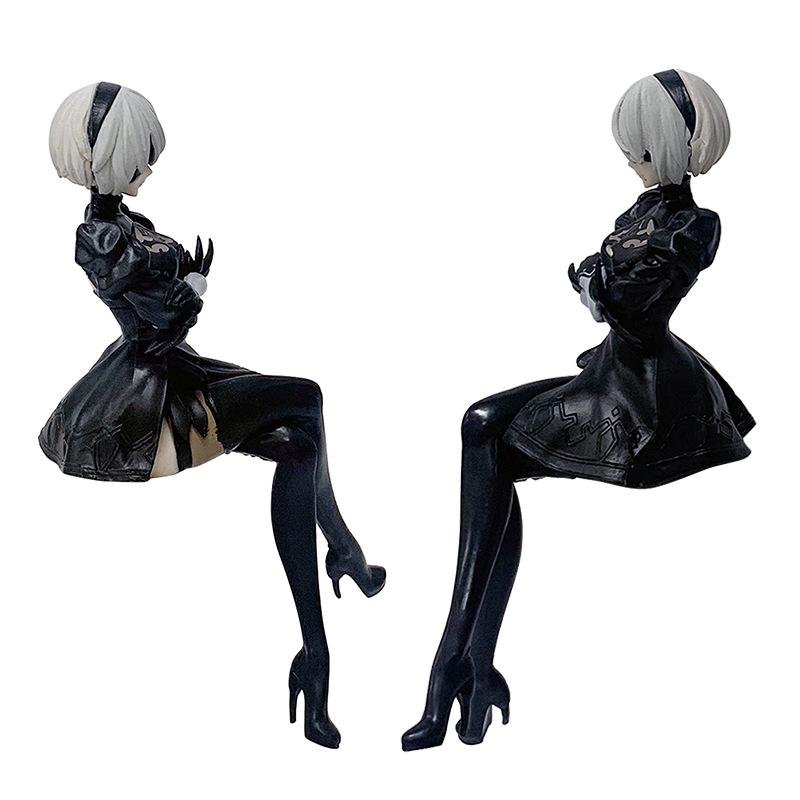 13см Аниме NieR: Автоматическая фигурка Yorha 2B Noodle Stopper Action Figure Игрушка ПВХ Модель Кукла Подарки
