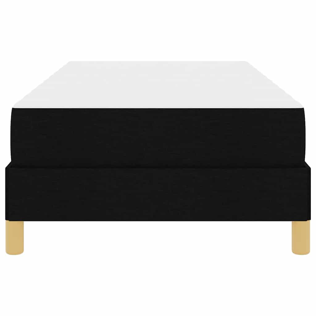 Box Spring Bed with Mattress Black 80 x 200 cm Fabric