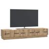 TV Cabinet in Artisan Oak Finish 147 x 34.5 x 27 cm Particleboard