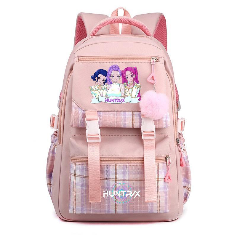 Kpop Witch Hunter Group Printed Schoolbag Korean Version Junior High School Large Capacity Student Casual Backpack