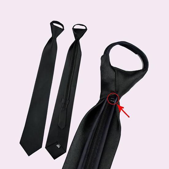 Мужские галстуки, модные мягкие галстуки на молнии, узкие галстуки, повседневные галстуки для бизнеса
