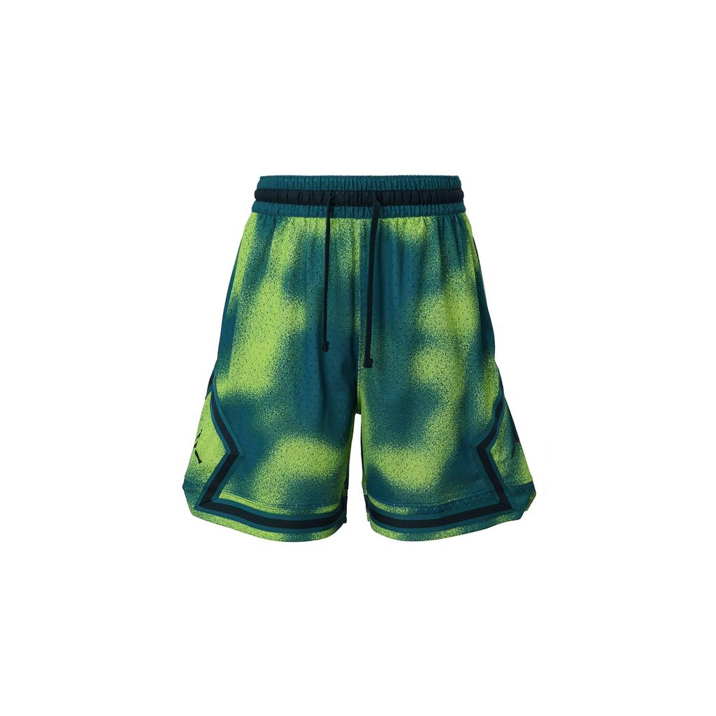 Jordan Dri-Fit Sport Logo Вышитый буквенный принт Tie-Dye Дышащие шорты на шнурке Мужские шорты цвета бирюзы FB7576-336