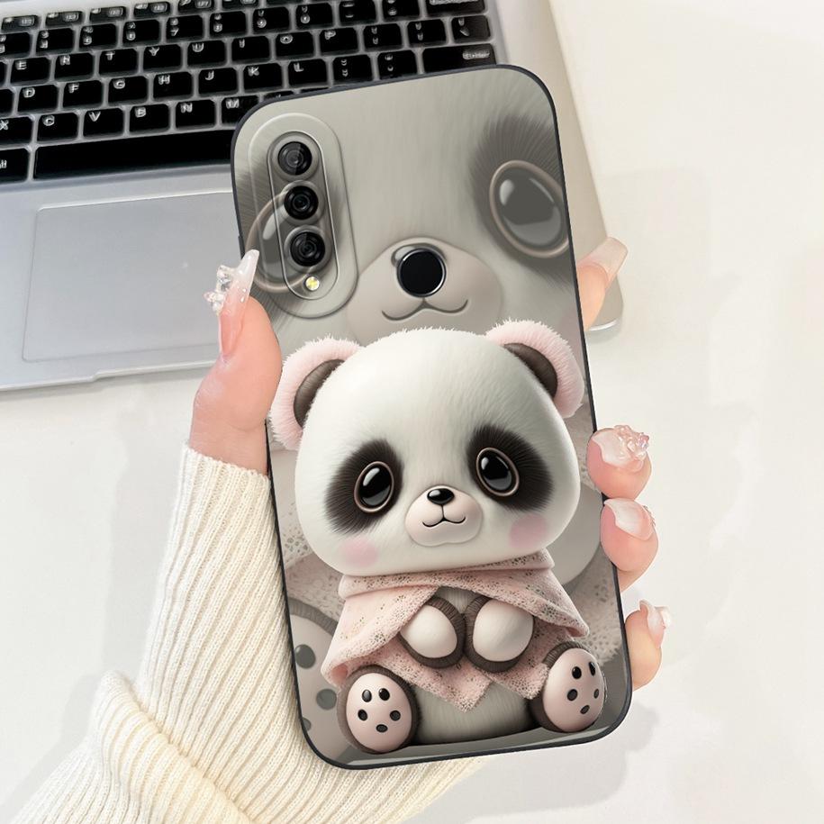 For Huawei P30 Lite Case MAR-LX1A MAR-LX2 Cover Cute Panda Rabbit Soft Silicone Phone Case For Huawei P30Lite Nova 4e Fundas New