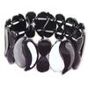 [G5524] - Designer Bracelet 'Arlequin' Black White