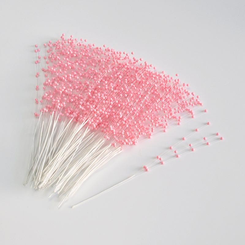 100 шт. жемчужные цветочные стебли, нитки жемчуга, палочки 4 мм, свадебный жемчуг, свадебный букет, украшения для вечеринки, цветочные нити из бусин для декора стола для свадебной вечеринки