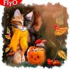Алмазная вышивка кошка вышивка крестом Хэллоуин картина стразами алмазная живопись животное украшение для дома