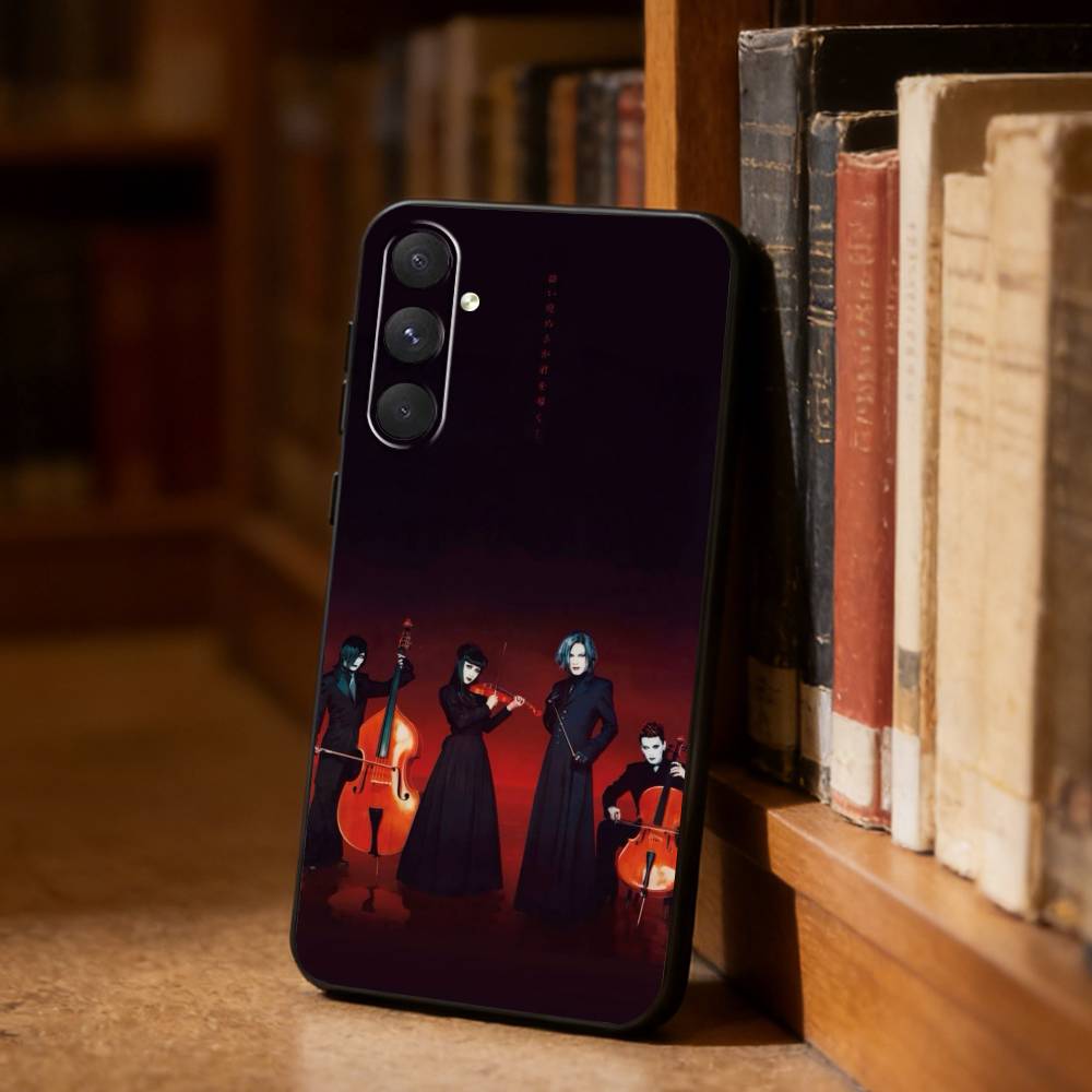 Чехол для телефона M-Malice Mizer Rock Band для Samsung S26, S25, S24, S23, S22, S21, Ultra, Plus, FE Черный Мягкий Чехол